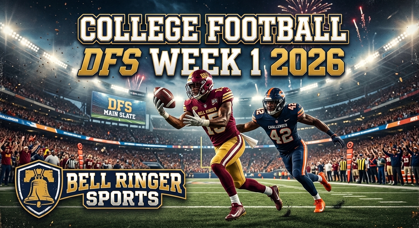 2026 CFB DFS Week 1 – Main Slate Overview and QB Rankings